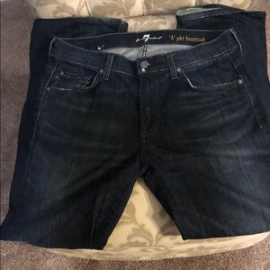 7 for all man kind jeans “a pocket”